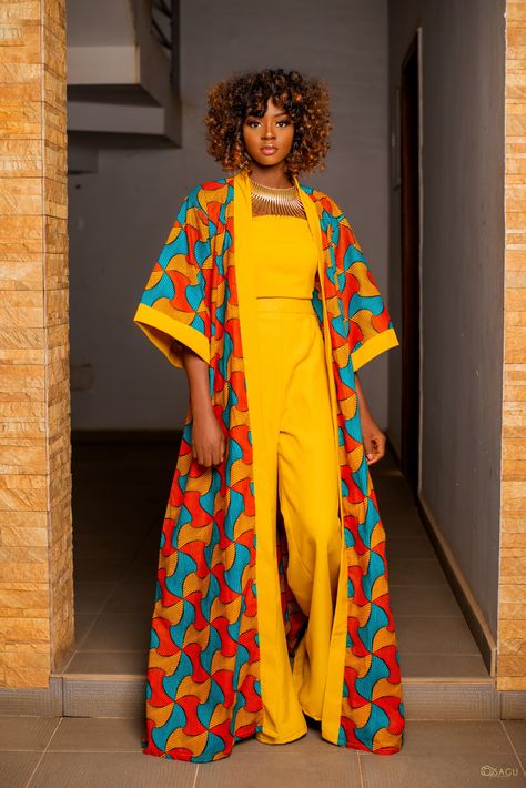 African Kimono, Moda Afro, Mode Kimono, African Print Clothing, African Inspired Clothing, Afrikaanse Mode, African Fashion Modern, African Fashion Women Clothing, African Inspired Fashion