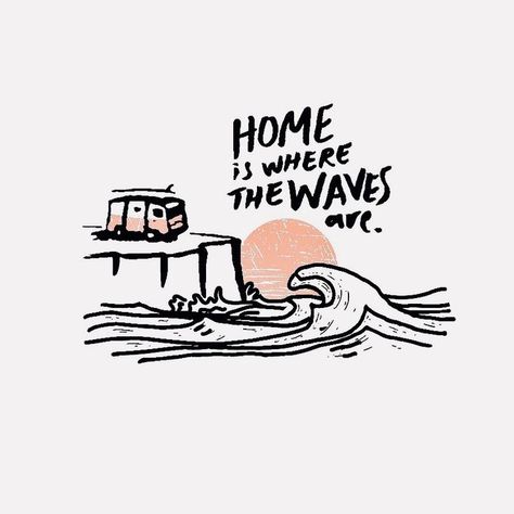 Love this quote! My heart belongs to the ocean, and my home is where the waves are!   #coastalliving #beachlife #beachbum #beachart #wavedesign Surf Interior, Letras Cool, Mavericks Surfing, Makeup Sephora, Sup Yoga, Surf Life, Beach Quotes, Surf Art, Surfs Up