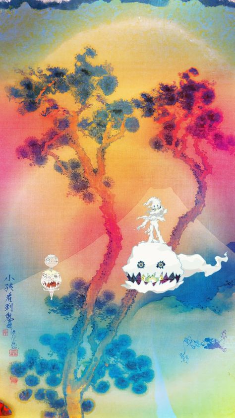 Kids See Ghosts Wallpaper, Hiphop Wallpapers, Ghosts Wallpaper, Kids See Ghosts, Kanye West Wallpaper, Graduation Wallpaper, Ghost Wallpaper, Hip Hop Wallpaper, Rap Album Covers