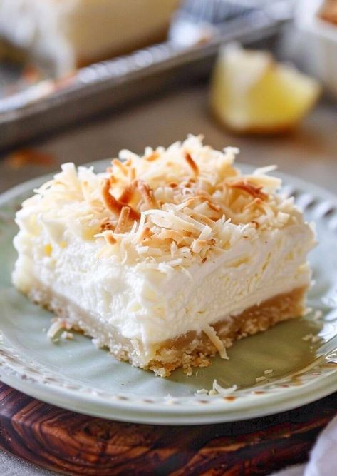 COCONUT CREAM PIE BARS is an easy and quick healthy All Recipes keto dinner ideas recipes that you can cook if you like . In Tasty Recipes blog we got the Coconut Cream Pie Bars, Coconut Creme Pie, Shareable Desserts, Best Coconut Cream Pie, Coconut Cream Recipes, Amish Chicken, Coconut Cream Pie Recipes, Making Whipped Cream, Baked Chicken Tenders