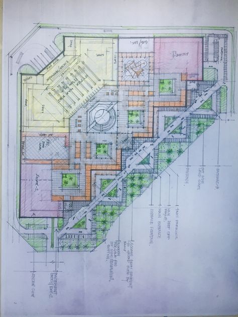 Mass Housing Concept, Housing Projects Architecture Masterplan, Sheet Presentation, Mass Housing, Masterplan Architecture, Marriage Hall, Landscape Architecture Plan, Concept Models Architecture, Conceptual Architecture