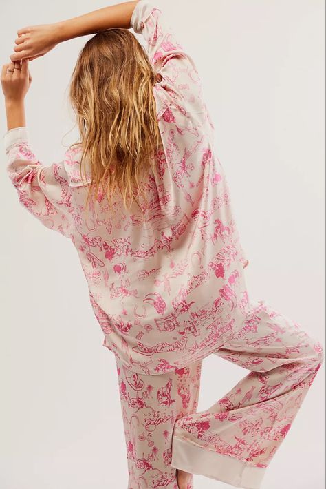 OMG ADD TO CART ASAP ✨🤠 #howdy #cowgirl #pjs #bachelorette #western #giddyup #pajamas #freepeople #westernvibes #spacecowgirl #cowboy #hotpink #pink #disco Follow my shop @theoabode on the @shop.LTK app to shop this post and get my exclusive app-only content! #liketkit #LTKSeasonal #LTKHoliday #LTKGiftGuide @shop.ltk https://liketk.it/4iSyU Womens Pajamas Set Shorts, Fancy Christmas Pajamas, Silk Pjs For Women, Free People Pajamas, Grown Up Pajama Party, Women Pajama Party Ideas, Cozy Pajama Set, Luxury Pajamas For Women, Dainty Pajamas