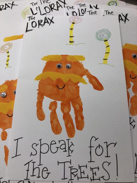 Book Week Craft For Toddlers, Storybook Preschool Activities, Truffle Trees Dr Suess, Book Themed Crafts For Preschool, The Lorax Activities Preschool, Dr Susse Crafts, Lorax Activities Preschool, Doctor Suess Crafts, Preschool Book Crafts