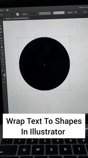 Wrap Text Into Shape Illustrator, Circle Text Illustrator, Text Distortion Illustrator, Envelope Distort Illustrator, Text Wrap Illustrator, Yamini Singh, Illustrator Shapes, Distorted Text, Beard Wallpaper