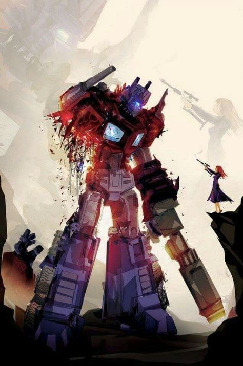 Beautiful destruction Beautiful Destruction, Optimus Prime Art, Optimus Prime Wallpaper, Arcee Transformers, Transformers Funny, Transformers Autobots, Transformers Comic, Transformers 3, Transformers Optimus