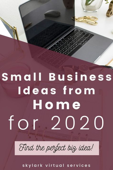 Do you want to start a small business from home in 2020?  Do you have the drive to run a business but need some ideas where to start?  Then check out these 10 small business ideas for women to make money from home and see what might be the perfect one for you #skylarkvirtualservices #smallbusiness #businessideas Small Business Ideas For Women, Home Based Business Ideas, Small Business From Home, Business Ideas For Women, Success Goals, Make Money At Home, Small Business Website, To Start A Business, Pinterest Management