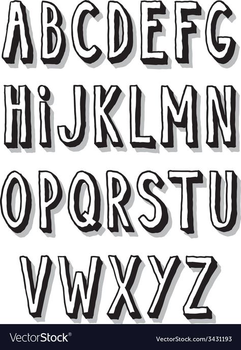 Capital Fonts Handwriting, Simple Capital Letter Font, Fonts Alphabet Capital Letters, Blocky Font Alphabet, Writing Types Fonts, Alaphbet Letters Fonts, Capital Fonts Alphabet, Shadow Writing Font, Cool Fonts Alphabet Creative