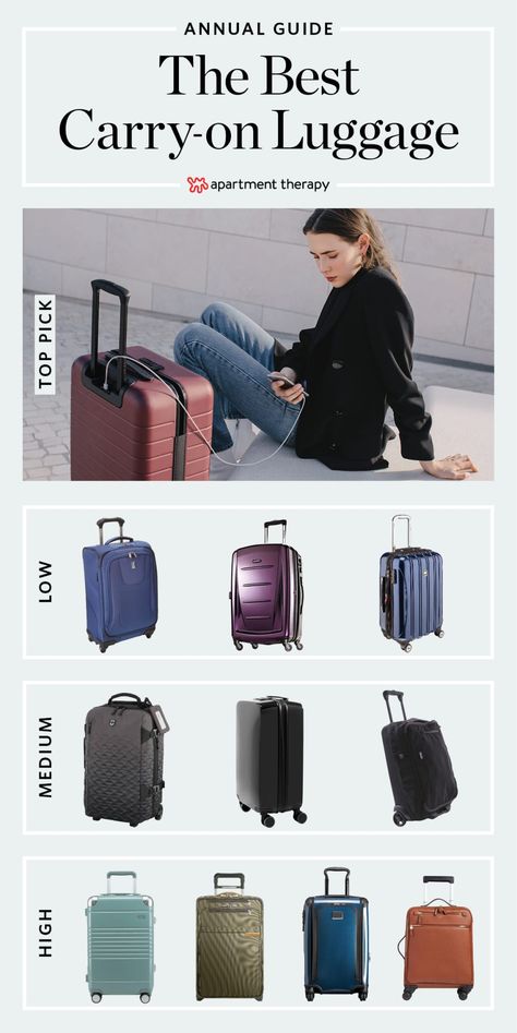 Best Carry On Luggage - Carry On Bag Top Reviews | Apartment Therapy Best International Carry On Luggage, Best Carry On Suitcase, Luggage Carry On, Best Carryon Luggage, Troli Bags, International Carry On Luggage, Lightweight Carry On Luggage, Samsonite Carry On Luggage, Luggage Red