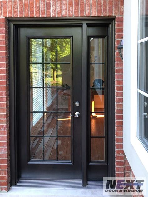 6 Doors and Windows to Bring the Outdoors Inside This Winter | Next Door and Window Metal Entry Doors, Bring The Outdoors Inside, Exterior Door Designs, Exterior Door Colors, Door And Window Design, Glass Door Design, Modern Entry Door, Steel Doors And Windows, Iron Front Door