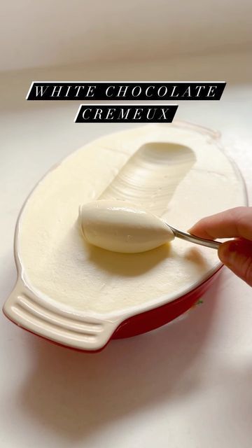 Vanilla Cremeux Recipe, White Chocolate Cremeux Recipe, 5 Cake Number, Chocolate Cremeux Recipe, Cremeux Recipe, White Chocolate Mousse Recipe, Matt Adlard, White Chocolate Cream, Making Sweets