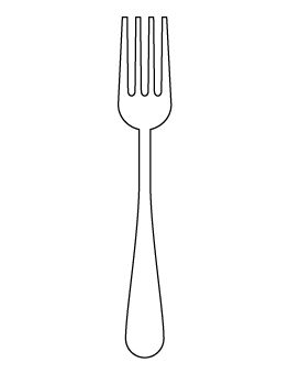 Fork Pattern Fork Drawing, Easter Templates Printables, Wood Utensils, Free Shapes, Paper Dolls Printable, Salad Fork, Wooden Spoons, Printable Patterns, String Art