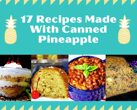 17 Recipes Made With Canned Pineapple | Just A Pinch What To Make With Pineapple, Canned Salmon Patties, Carrot Cake With Pineapple, Creamy Fruit Salads, Cornbread Recipe Sweet, Tropical Desserts, Sweet Cornbread, Pineapple Recipes, Just A Pinch Recipes