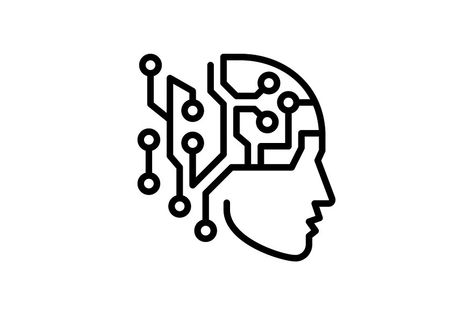 Icon for artificial intelligence, artificial, intelligence, psychology, chip, mechanism, humanoid, linguistic Intelligence Psychology, Information Technology Logo, Technology Wallpaper, Technology Icon, Technology Logo, Create A Logo, Paloma, Peace Gesture, Psychology