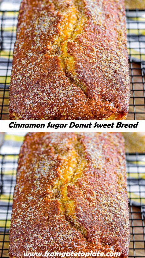 Specialty Breads, Local Bakery, Homemade Bread Recipes Easy, Cinnamon Sugar Donuts, Sugar Donut, Breakfast Sweets, Best Bread Recipe, Cinnamon Bread, Bread Machine Recipes