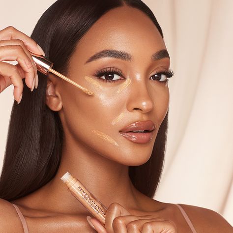 Concealer Photoshoot, Product Moodboard, Beautiful Skin Foundation, Charlotte Tilbury Beautiful Skin, Hydrating Concealer, Hydrating Foundation, Cream Bronzer, Classy Makeup, Makeup Icons