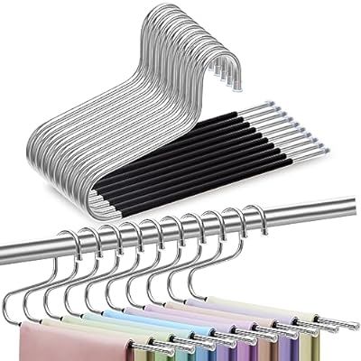 50% off Closet Organizers and Storage,10 Pack Pants Hangers Space Saving Deal price：$7.99 Original Price: $15.99 Code: 50R75FJJ End Date: 2024-1-7 https://amzn.to/4aCaSg1 #ad Essentials Clothes, Essentials For College, Messy Closet, Pants Hangers, College Dorm Room Essentials, Scarf Organization, Pants Rack, Space Saving Hangers, Hanging Closet Organizer