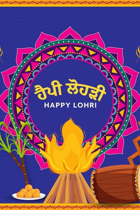 Happy Lohri! Lohri Post, Evs Project, Lohri Party, Happy Lohri Wishes, Lohri Wishes, Wallpaper Happy, Happy Lohri, India Culture, Different Fonts