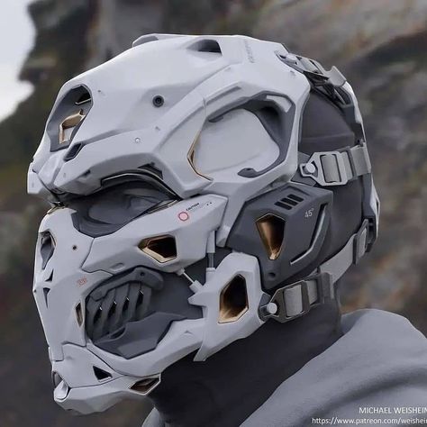 Scifi Mask, Sci Fi Mask, Sci Fi Helmet, Sci-fi Helmet, Futuristic Helmet, Tactical Armor, Helmet Concept, Мотоциклы Cafe Racers, Futuristic Armour