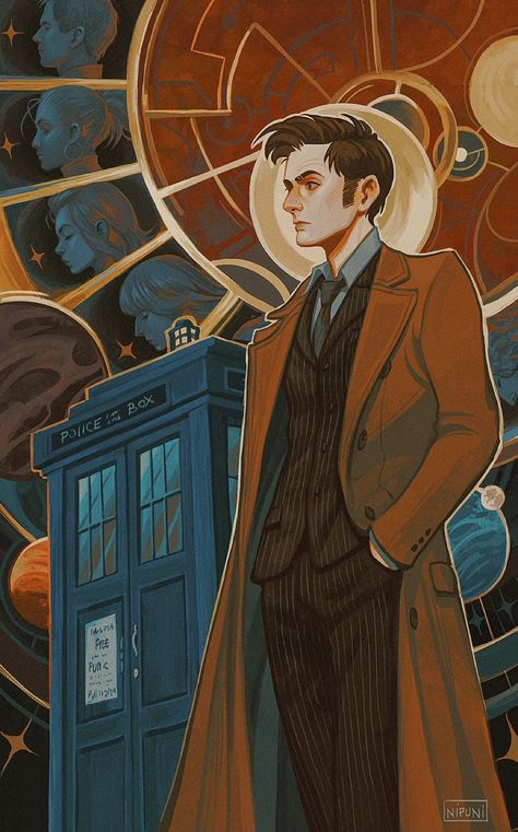 Tardis Art, Doctor Who Wallpaper, Doctor Who 10, Doctor Who Fan Art, David Tennant Doctor Who, The Tardis, Doctor Who Art, 10th Doctor, 11th Doctor