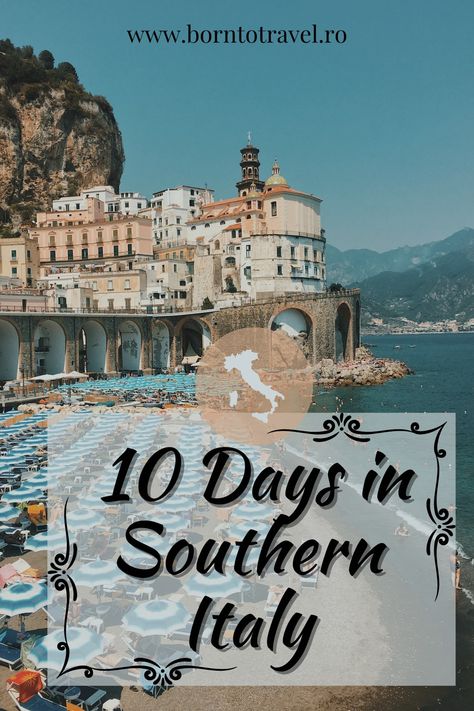 Ultimate Southern Italy 10-Day Itinerary 2023 3 Weeks In Italy Itinerary, Southern Italy Travel Itinerary, South Of Italy Itinerary, Southern Italy Itinerary 10 Days, Amalfi Coast Italy Itinerary, South Italy Itinerary, Southern Italy Itinerary, Southern Italy Travel, Italy Road