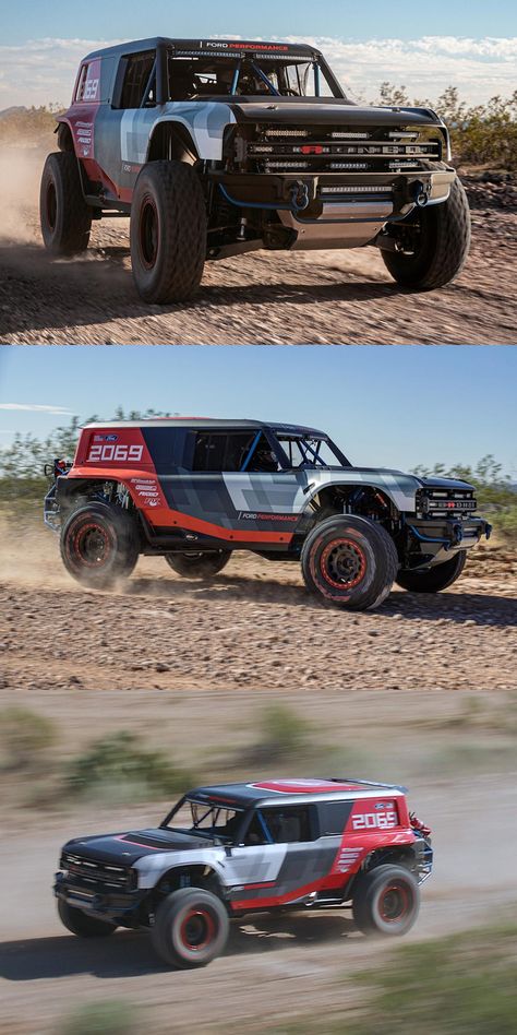 Ford Builds New Off-Road Racing Team With Bronco. The company has filed for a trademark on "Bronco Rough Riders". We can't wait. Rally Car Design, Baja Trucks, Bronco Truck, Baja Truck, Ford Motorsport, New Bronco, Ford Bronco Ii, Trophy Truck, Car Interior Design