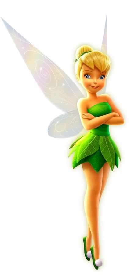 Tinker Bell (AKA Tink) is described as a common fairy who is small, slender, hand-sized, and fair-skinned. She is feisty and hot-tempered (with her body turning fiery red when angered), but also quite cute and beautiful. She first appears as a Walt Disney Character in Disney's 1953 film Peter Pan, and later on in her own feature film Tinker Bell, a computer animated film based on the Disney Fairies franchise. The film revolves around Tinker Bell, a fairy character created by J. M. Barrie Tinkerbell Pictures, Tinkerbell Fairy, Tinkerbell And Friends, Tinkerbell Disney, Walt Disney Characters, Tinkerbell Fairies, Tinkerbell Party, Pixie Hollow, Prințese Disney