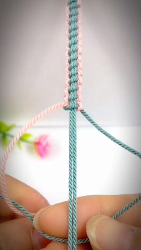 Discover Simple Friendship Bracelet Patterns Perfect for Gifting How To Make A Flower Bracelet String, How To Make A Friendship Bracelet Easy Step By Step, Bracelet Made Of Thread, Bracelets Easy To Make, Friendship Bracelet Patterns Videos, How To Tie A Loop On A Bracelet, Easy Brackets To Make, 4 Colour Friendship Bracelet, Beginner Friendship Bracelets Tutorials