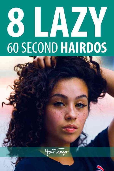 When you don't have much time but have a lot of hair, you don't need to spend too much time on an updo. Instead, with these easy hairdos, you can focus on more important things and still be incredibly lazy. #hair #fashion #beauty Quick Lazy Hairstyles, Easy Ways To Put Your Hair Up, Long Hair Easy Updo Casual, Quick Easy Hairstyles For Medium Hair For Work Shoulder Length, Lazy Updo Hairstyles, Hairstyles For Shoulder Length Hair Easy, Shoulder Length Updo Easy, Cute Easy Updos For Long Hair, Hair Up Dos Easy