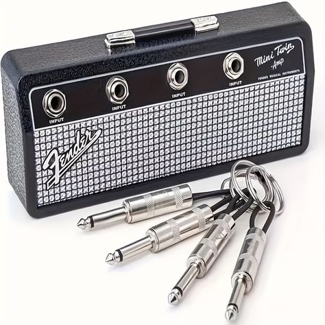 Faster shipping. Better service Fender Guitar Amps, Guitar Keys, Retro Radios, Key Ring Holder, Retro Radio, Guitar Wall, Fender Guitar, Key Storage, Wall Key Holder