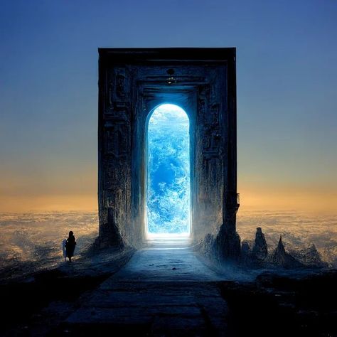 Door To Another World, 3d Art Museum, Portal To Another World, Organic Art, Trending Pins, Fantasy Castle, Futuristic Art, Fantasy Places, Fantasy Art Landscapes