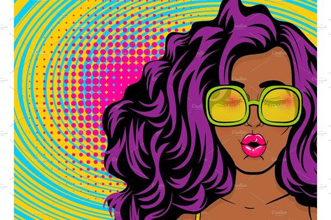 Black young swag woman pop art style #poster#cartoon#banner#included Swag Women, Comic Text, Party Cartoon, Pop Art Women, Pop Art Girl, Comic Poster, Pop Art Comic, Cartoon Posters, Pop Art Style