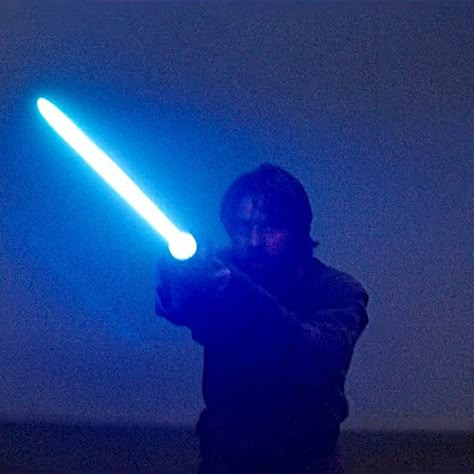 Anakin Skywalker Blue Aesthetic, Blue Lightsaber Aesthetic, Star Wars Blue Aesthetic, Stussy Wallpaper, Blue Lightsaber, Rainbow Board, Star Wars Food, Star Wars Obi Wan, Star Wars Love