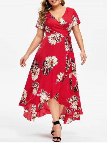 Flounce Pattern, Havana Dress, Plunge Dress, Bohemian Maxi Dress, Neckline Dress, Trendy Plus Size Clothing, Print Dresses, Plus Size Maxi Dresses, Printed Dress