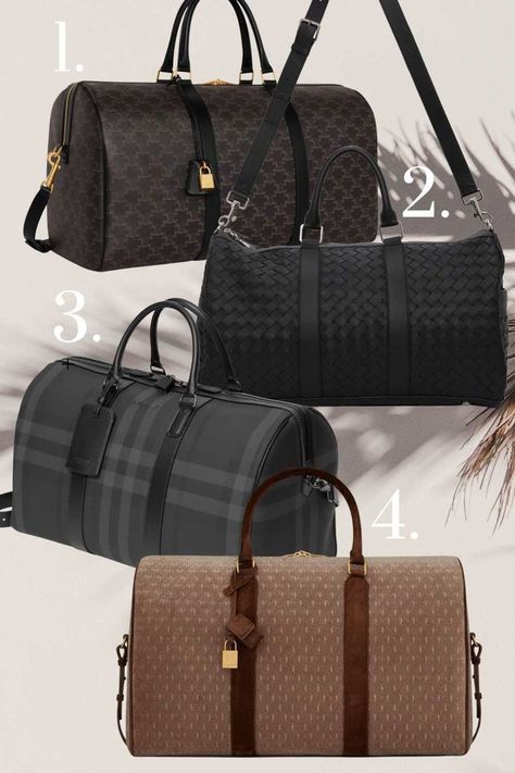 Designer duffle bags Luxury Duffle Bag, Luxury Luggage, Luxury Bags Collection, Minimalist Luxury, Duffle Bag Travel, Duffle Bags, Suitcase Traveling, Carry On Luggage, Travel Case