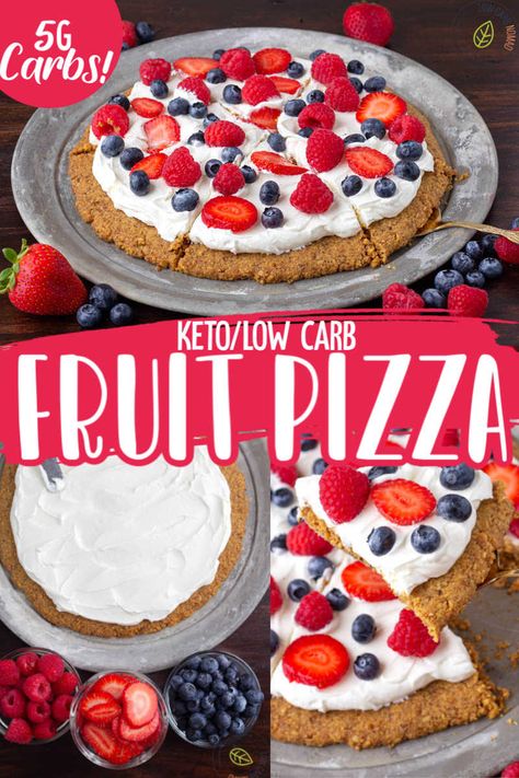 Low Calorie Fruit Pizza, Low Carb Fruit Pizza, Healthy Low Fat Recipes, Low Calorie Fruits, Low Carb Soup Recipes, Healthy Low Carb Dinners, Keto Fruit, Low Fat Low Carb, Low Carb Low Fat Recipes