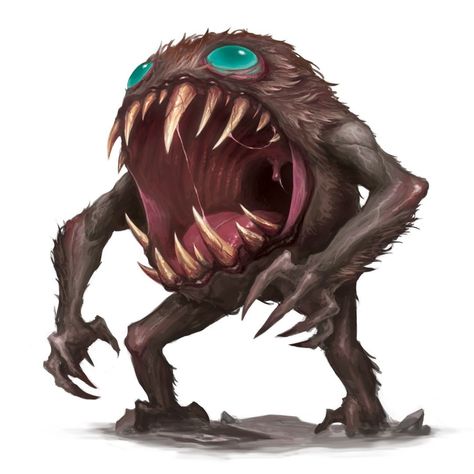 Maulpelz Spelljammer Creatures, Magical Beasts, Monster Artwork, Dark Creatures, Creepy Drawings, Beast Creature, Tv Tropes, Fantasy Beasts, Alien Concept Art