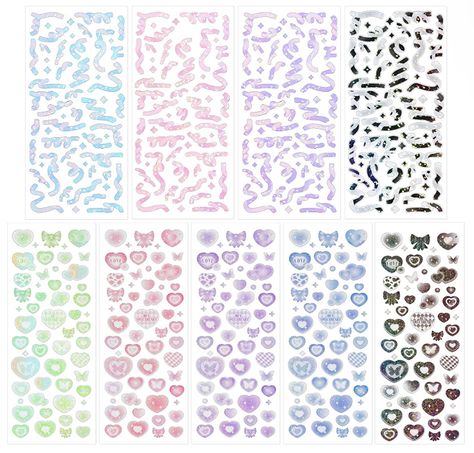 Printable Deco Stickers, Deco Sticker Printable, Korean Stickers Printable, Deco Stickers Printable, Photo Card Stickers, Kpop Sticker Sheet, Cute Kpop Stickers, Korean Stickers Kpop, Stickers For Photocards