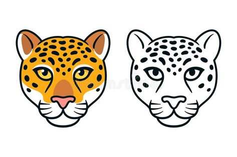 Cartoon Jaguar, Brazil Animals, Jaguar Pictures, Jaguar Auto, Leopard Drawing, Super Coloring Pages, Cheetah Face, Jaguar Leopard, Mask Drawing