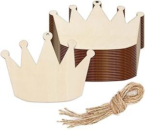 Crown Cutout, Wooden Crown, Crown Ornament, Wood Crown, Couronne Diy, Ornaments Crafts, Craft Label, Crown Crafts, Diy Crown