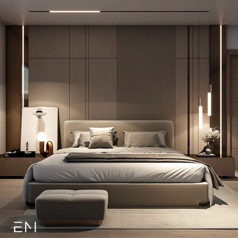 Bedroom Moulding, Bedroom Design Luxury, Modern Luxury Bedroom, Luxury Bedroom Master, Bedroom Bed Design, Modern Bedroom Design, Luxurious Bedrooms, Interior Design Bedroom, Room Interior