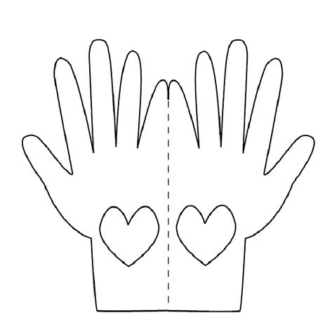 Preschool Helping Hands Craft, Praying Hands Craft Preschool, Praying Hands Template Free Printable, Praying Hands Craft For Kids, Praying Hands Craft, Hand Paper Craft, Helping Hands Craft, Praying Hands Clipart, Sunday School Valentines