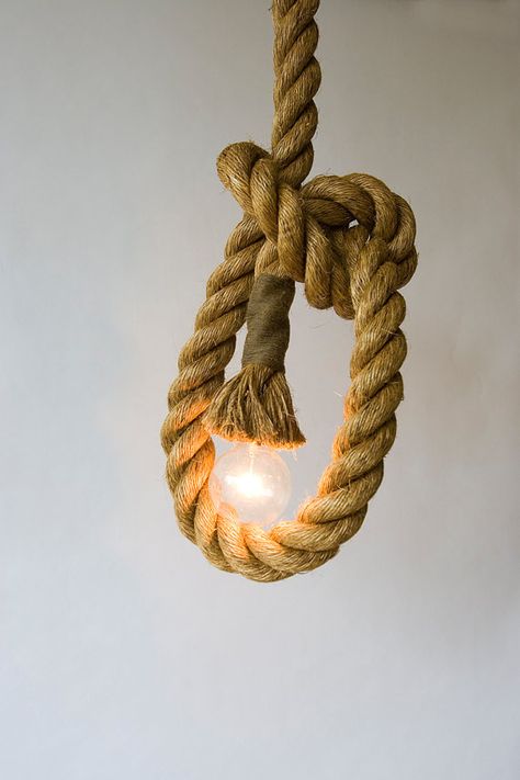 rope-light Diy Luminaire, Manila Rope, Rope Pendant Light, Bulb Pendant Light, Deco Luminaire, Rope Lights, Rope Light, Industrial Lamp, Edison Bulb