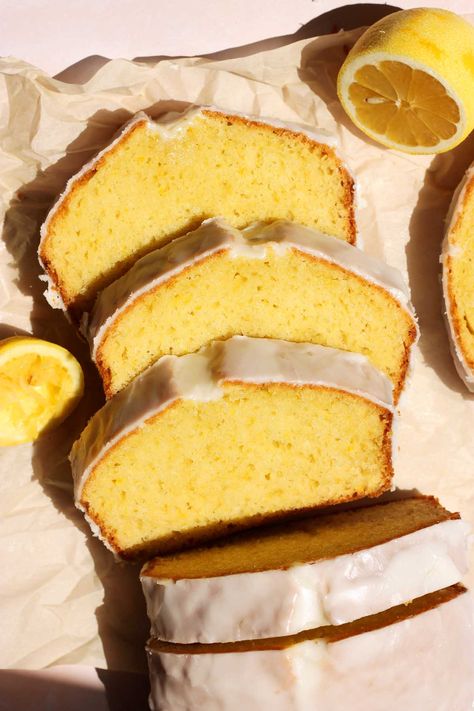 BEST Copycat Starbucks Lemon Loaf recipe - Scientifically Sweet Starbucks Lemon Loaf Recipe, Copycat Starbucks Lemon Loaf, Raspberry And Almond Cake, Best Moist Chocolate Cake, Sour Cream Substitute, Starbucks Lemon Loaf, Lemon Loaf Recipe, Starbucks Lemon, Lemon Loaf Cake