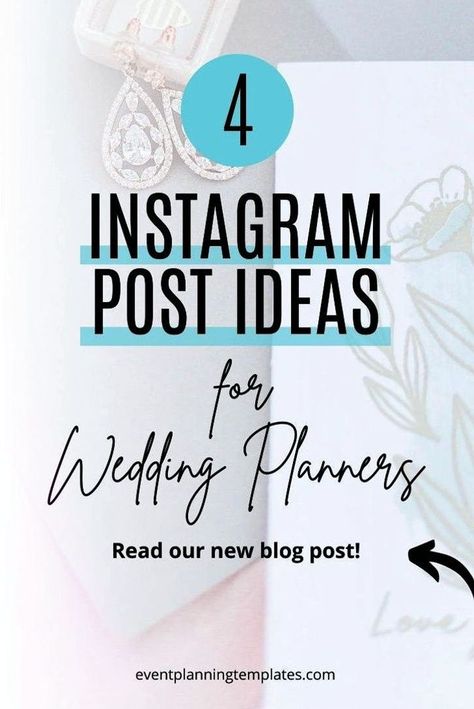 Learning how to create & plan Instagram post ideas for your wedding planning business can be difficult, particularly if you lack the expertise that social media gurus have. This post will show you how to engage your audience with Instagram captions, stories, & quotes that will spark emotion & remain relevant to your audience. Visit eventplanningtemplates.com for more wedding planner ideas & grab the social media starter pack template for wedding planners to help you create the pe Congratulations Words, Wedding Day Quotes, Instagram Post Ideas, Free Wedding Planner, Stories Quotes, Wedding Planner Business, Event Planning Template, Instagram Plan, Wedding Planning Business