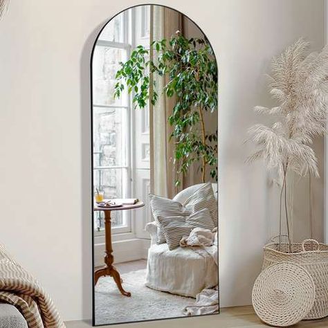 Arched Full Length Mirror, Floor Standing Mirror, Full Length Mirror Wall, Full Body Mirror, Large Baths, Body Mirror, Standing Mirror, Bedroom Mirror, Length Mirror