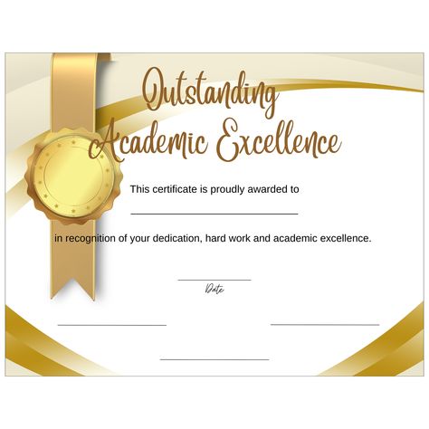 Outstanding Academic Excellence Certificate Award School Student Highest Grades Score Improvement With Honors Graduation Achievement Merit Certificate Instant Download Printable Academic Achievement Award Page is 8.5"H x 11"W and is one PDF file to download and print at home or at a print shop. This listing is an instant PDF download. This is not an editable template, but a premade certificate. No physical items will be shipped. File will be available for automatic download after purchase. Image includes black frame but item will print frameless so that it may be framed by the recipient. Perfect For Your End of the Year Graduation Ceremonies! This print includes the common print size in a ready-to-print, high resolution PDF file, ready to print. Instructions for printing & use: ~ After you Academic Awards Certificates, Best Student Award, Honors Graduation, Academic Excellence Award, Academic Certificate, School Award Certificates, Highest Grades, Certificate Of Merit, Certificate Award