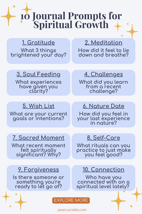 10 Journal Prompts for Spiritual Growth and Self Care and Why Journaling is Important for Self Development. Self Care Ideas. Self Care Checklist. Self Care Aesthetic. Personal Development. Self Care Routine. Journal Ideas. Journaling. Journal Ideas Aesthetic. Spiritual Aesthetic. Spiritual Routine. Manifestation Journal. Gratitude Journal. Law of Attraction. Spiritual Self Care Routine, Why Journaling Is Important, Spirtual Journaling Aesthetic, Routine Journal Ideas, Affirmation Journal Ideas, Loa Techniques, Journaling Spirituality, Spiritual Journal Ideas, Spirituality Journal