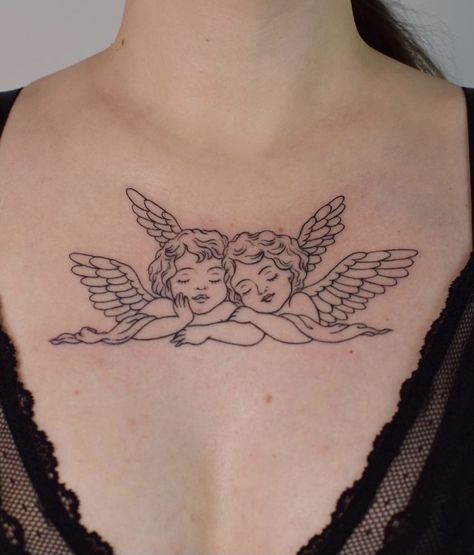 Cherub Tattoo Designs, Angle Tattoo, Cupid Tattoo, Twin Tattoos, Artsy Tattoos, Wrist Tattoo Designs, Cherub Tattoo, Angel Tattoos, Angel Tattoo Designs