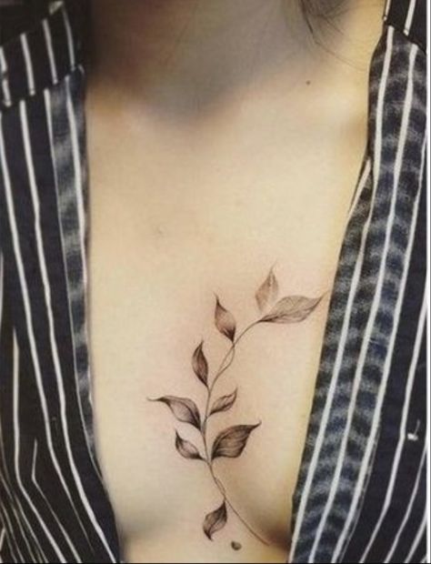 Mini Tattoos Simple, Low Back Tattoo, Simple Small Tattoos, Small Tattoos Designs, Lotusblume Tattoo, Sternum Tattoo Design, Underboob Tattoo Designs, Tato Dada, Tato Dengan Makna