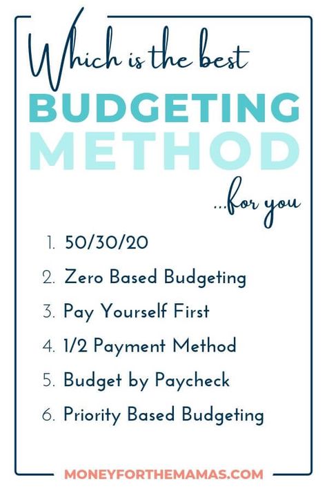 There are a lot of different budgeting methods out there, which is right for you? This third post, in a five-part series - Your Ultimate Guide on How to Budget, will take you through the third step which is figuring out which type of budgeting method you will be most successful at (ya know, one that you'll actually stick to and see results from!) #howtobudget #bestbudgetforyou #ultimateguidetobudgeting #moneyforthemamas Budgeting Methods, Budget Percentages, Financial Budget, Personal Finance Budget, Personal Budget, Family Budget, Making A Budget, Budgeting Worksheets, Budget Planer